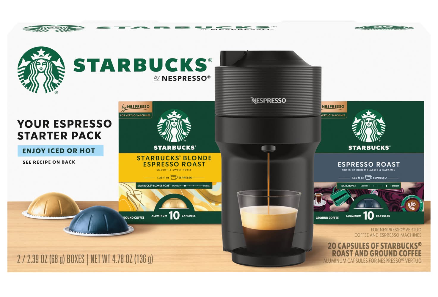 Starbucks by Nespresso Vertuo Line Dual pack (2 ct)
