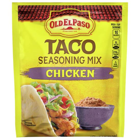 Old El Paso Chicken Taco Seasoning Mix (0.9 oz)