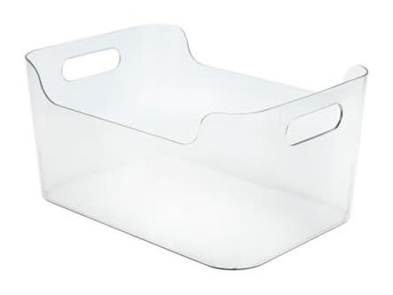 Plastic Storage Bin Clear