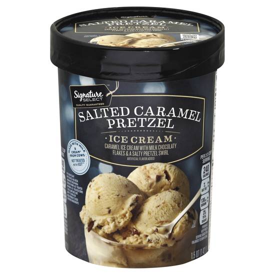 Signature Select Salted Caramel Pretzel Ice Cream