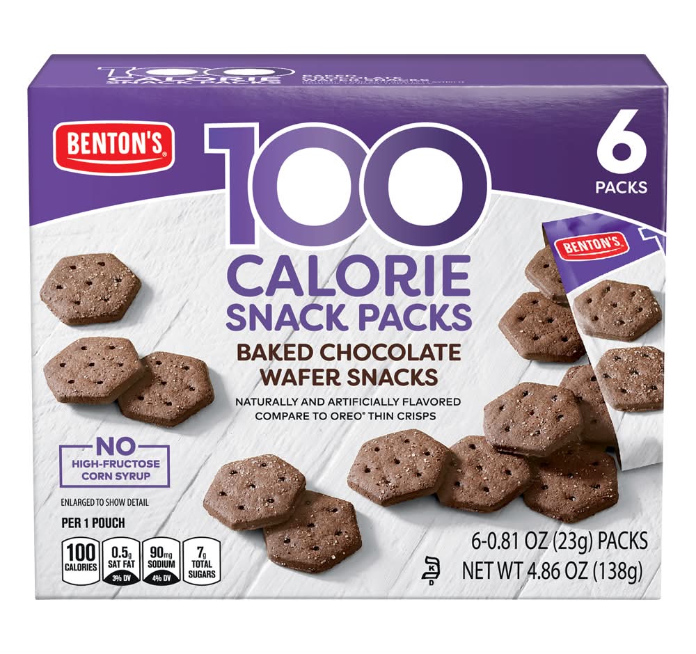 Benton's Chocolate 100 Calorie Snack packs (6 x 0.81 oz)