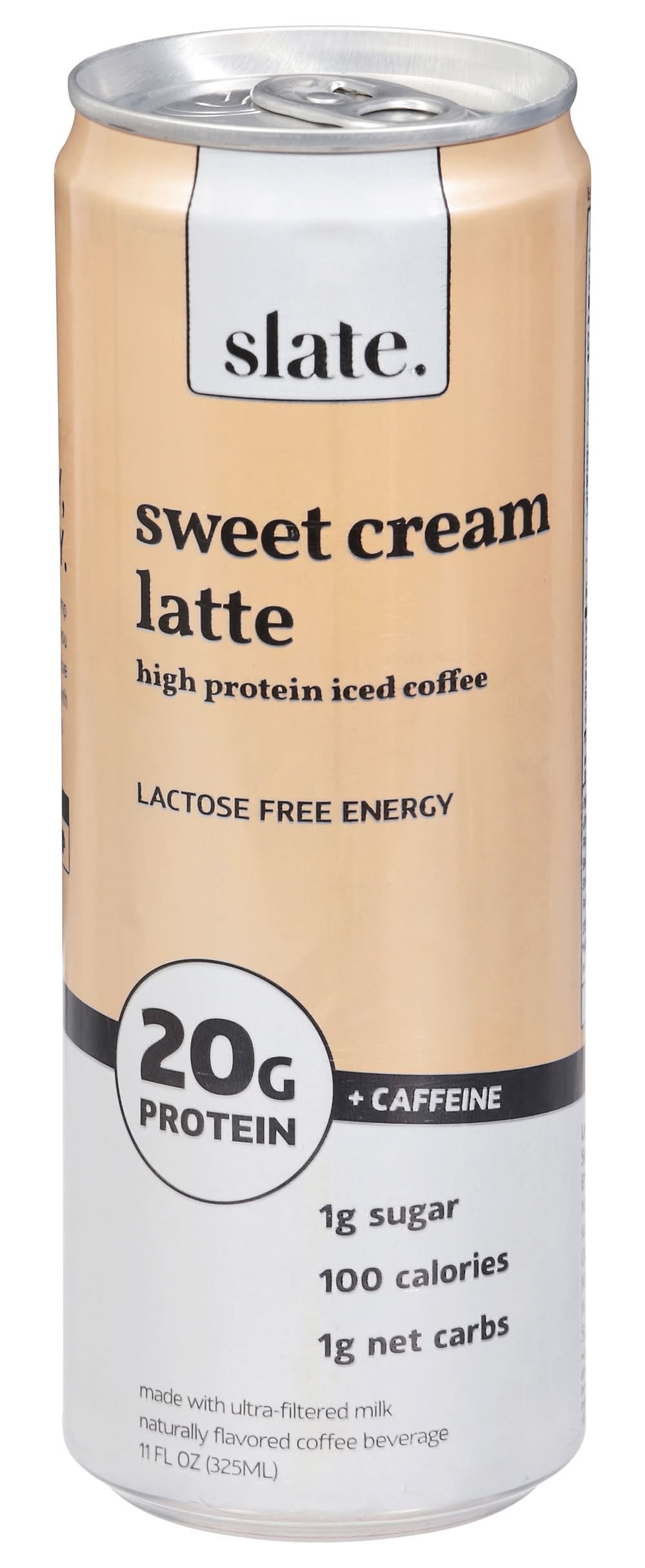 Slate High Protein Iced Coffee, Sweet Cream Latte (11 fl oz)