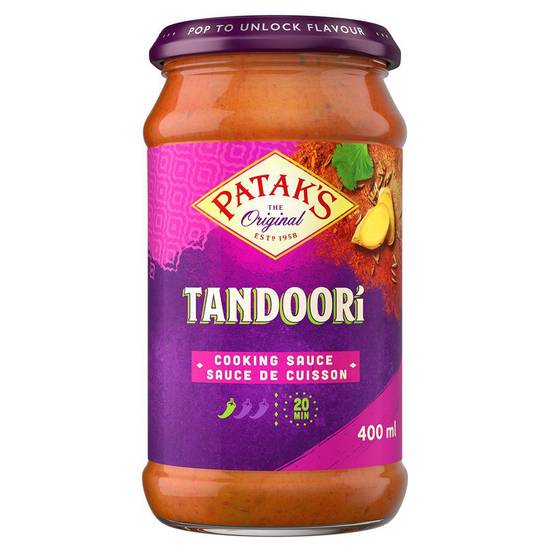 Patak's · Sauce de cuisson tandoor au fin mélange sans gluten de tamarin, coriandre et cumin de Patak's (400 ml) - Tandoori cooking sauce (400 mL)