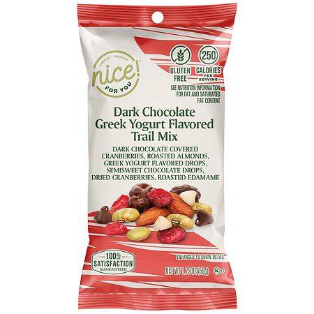 Nice! Dark Chocolate Greek Yogurt Flavored Trail Mix