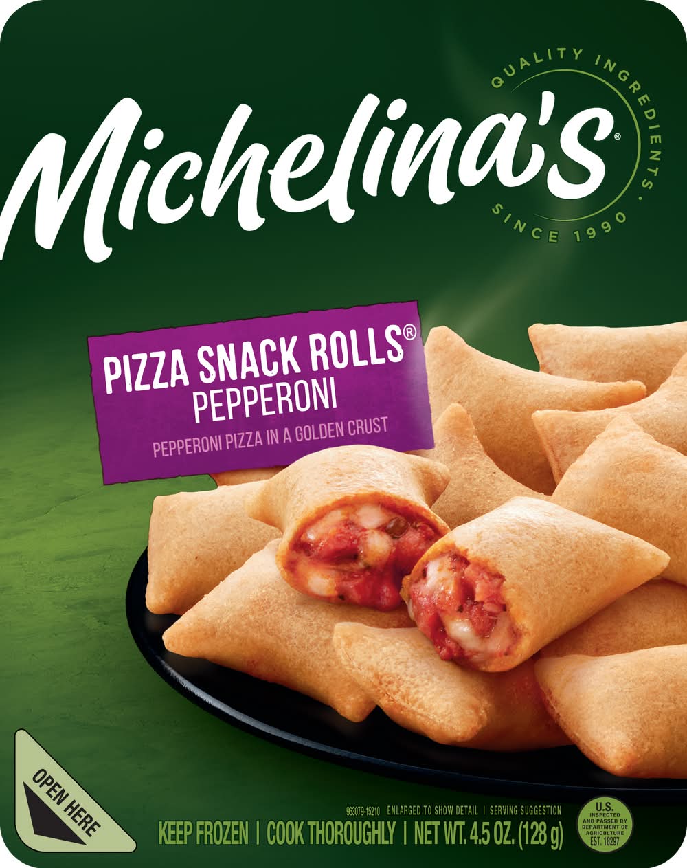 Michelina's Frozen Pepperoni Pizza Snack Rolls (4.5 oz)