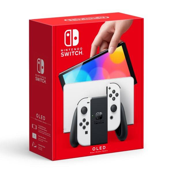 Nintendo Switch OLED model with White Joy-Con