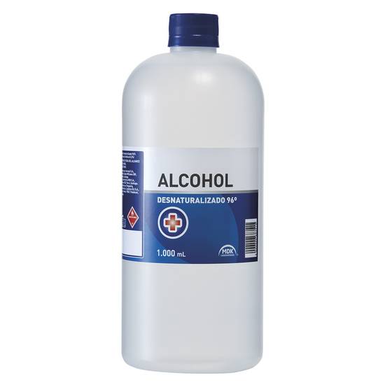 ALCOHOL 96% MDK FCO. 1 LT.