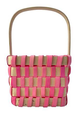 Ashland Mini Chipwood Easter Basket, Pink