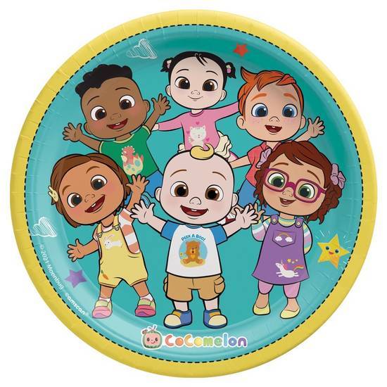 Card and Party Giant Cocomelon 9'' Birthday Plate (1 pack)