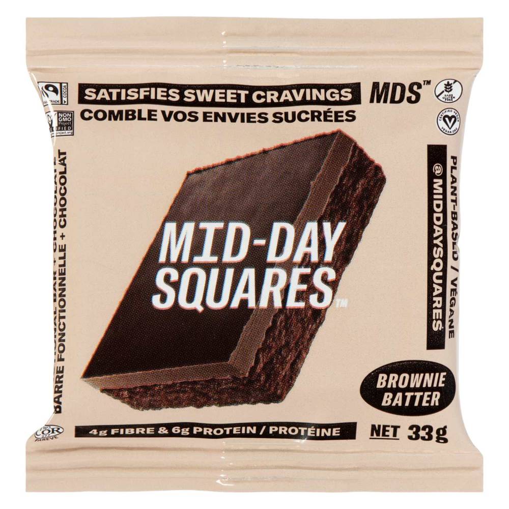 Mid-Day Squares Brownie Batter Energy Bars (33 g)