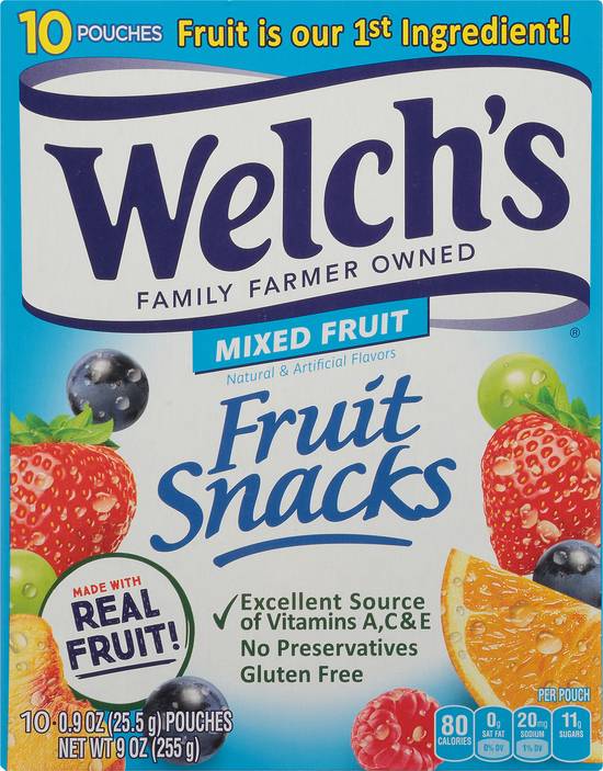 Welch's Mixed Fruit Snacks(10Ct)