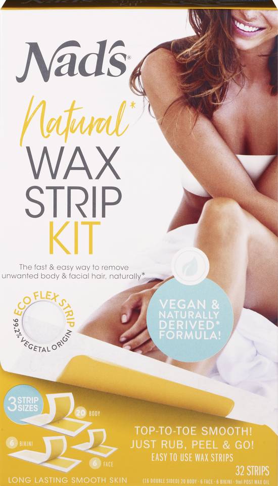 Nad's Natural Wax Strip Kit
