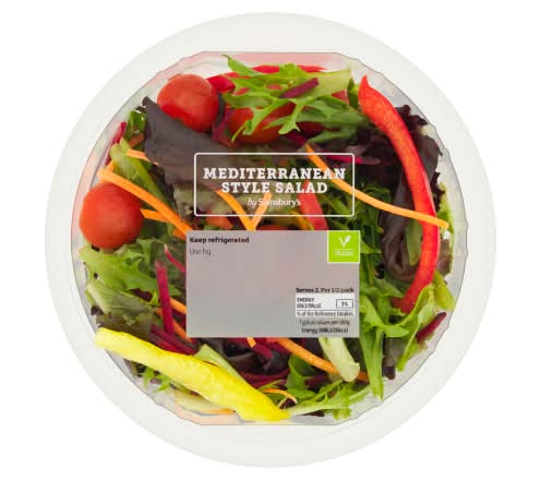 Sainsbury's Mediterranean Style Salad (148g)