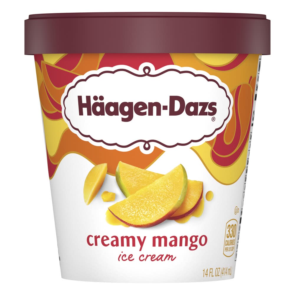 Häagen-Dazs Ice Cream, Mango (14 oz)