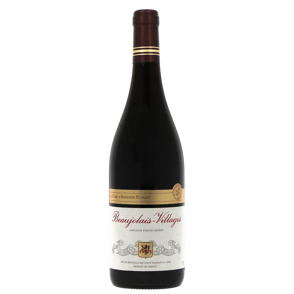 La Cave d'Augustin Florent - Vin rouge aoc villages beaujolais 2010 (750ml)