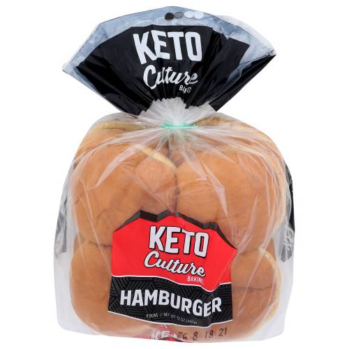 Keto Culture Baking Hamburger Buns (12 oz)