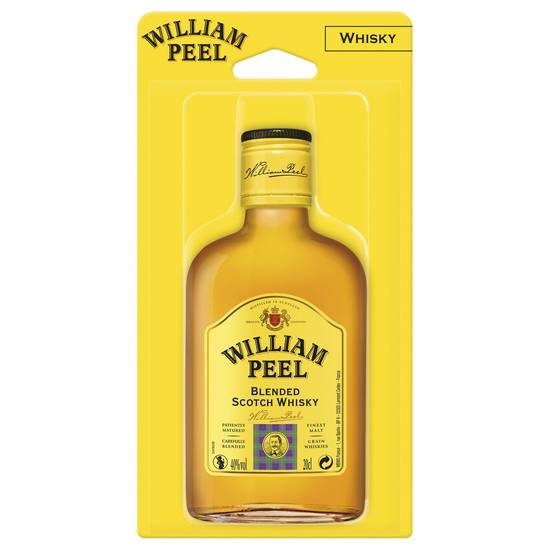 Whisky 40% WILLIAM PEEL - la bouteille de 20cL