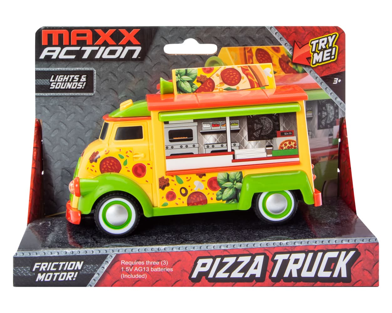 Maxx Action™ Pizza Truck With Lights & Sound