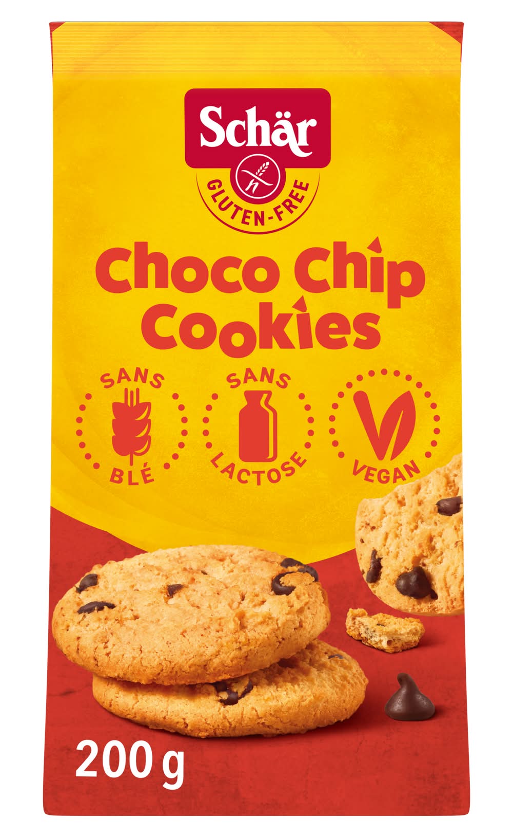 Schär - Choco chip cookies (200g)