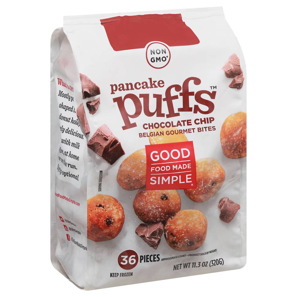 Good Food Made Simple Pancake Puffs Chocolate Chip Bites (36 ct)