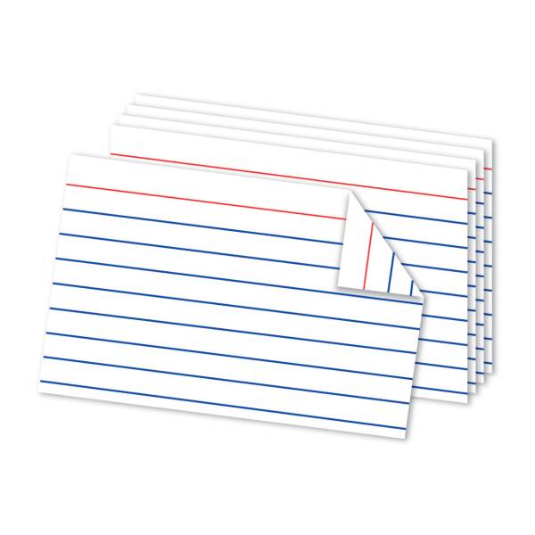 Office Depot Brand Double Sided Index Cards 4x 6 White (100 ct)