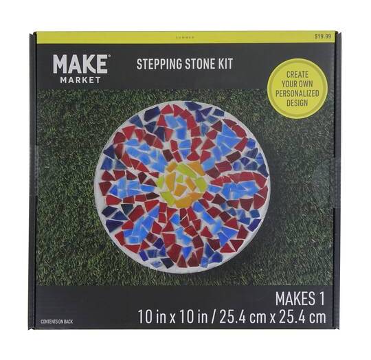 Make Market Stepping Stone Kit, 10x10 in, Assorted