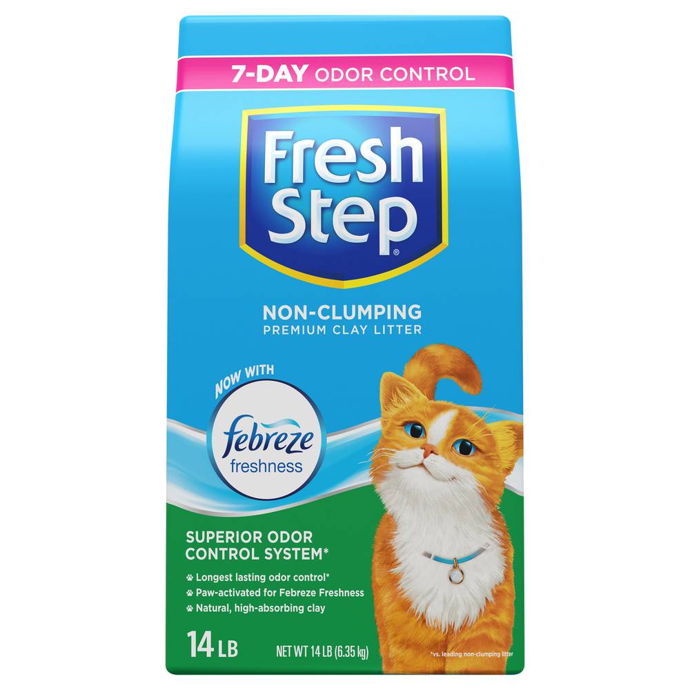 Fresh Step Non-Clumping Premium Clay Litter (14 lbs)