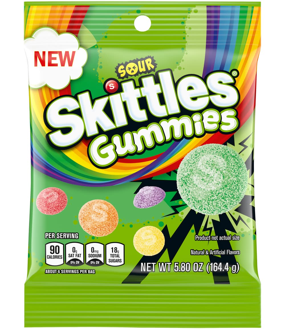 Skittles Sour Gummies Chewy Candy