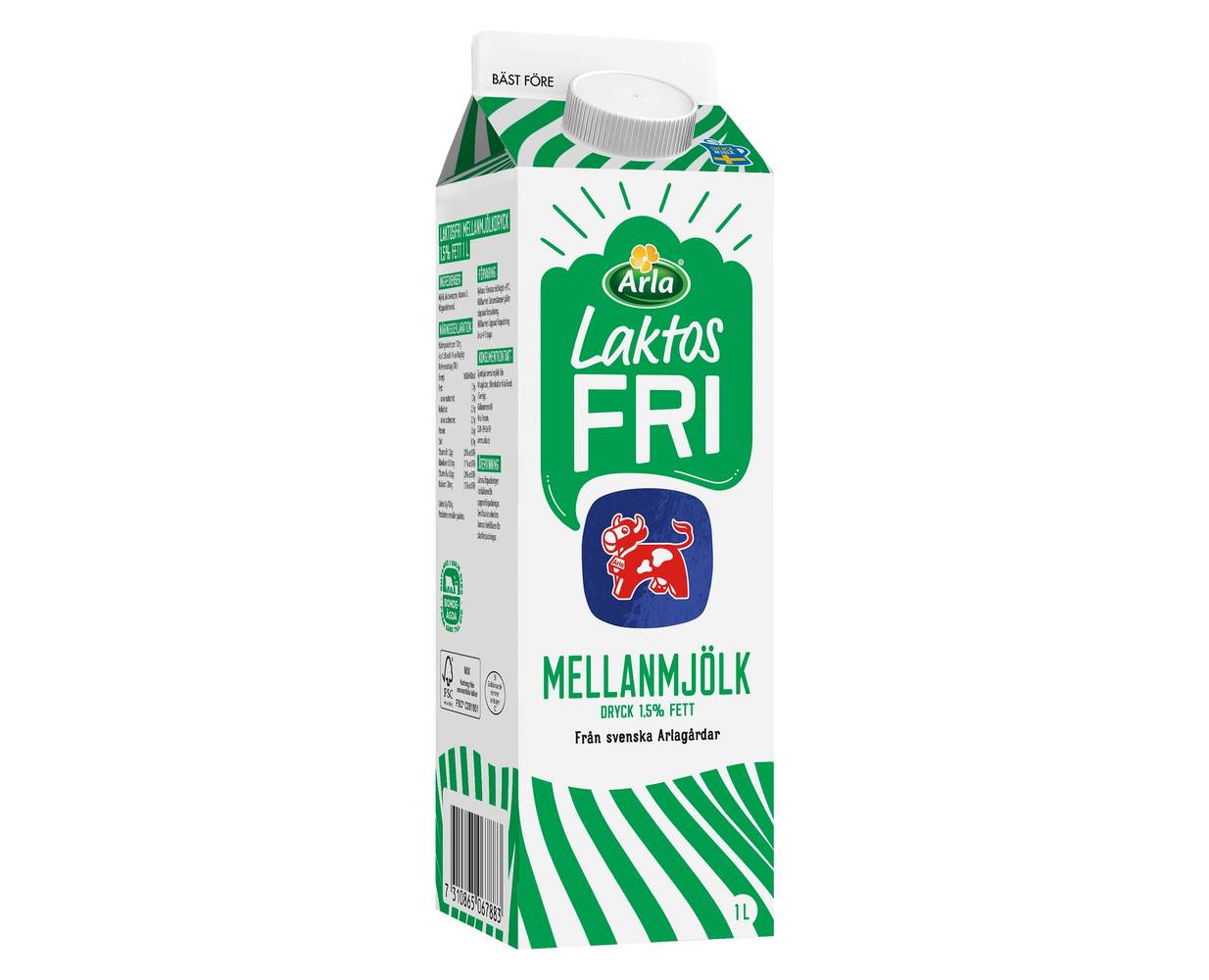 ARLA LAKTOSFRI MELLANMJÖLKDRYCK 1L