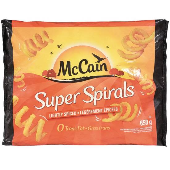 Mccain Super Spirals Lightly Spiced Cut Potatoes