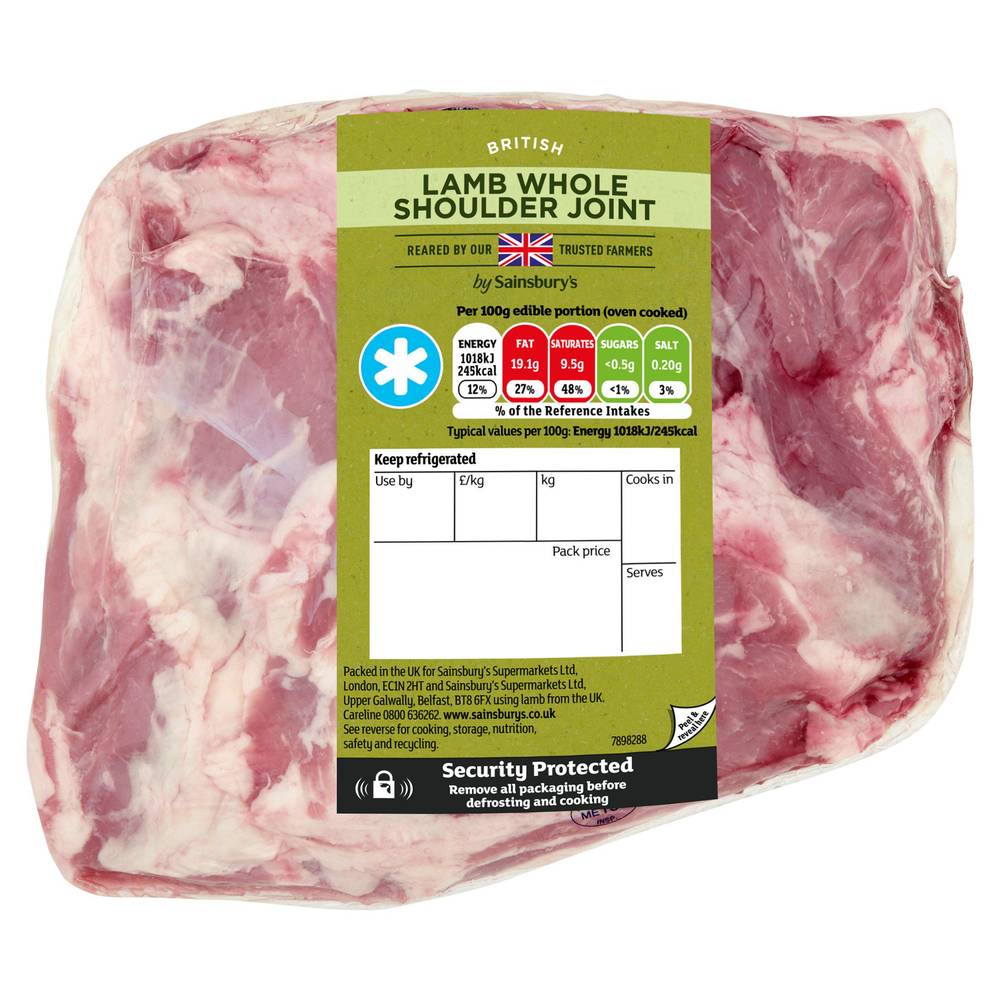 Sainsbury's Lamb Whole Shoulder Joint