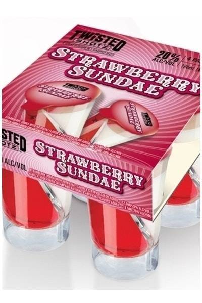 Twisted Shotz Strawberry Sundae (4 ct, 25 ml)