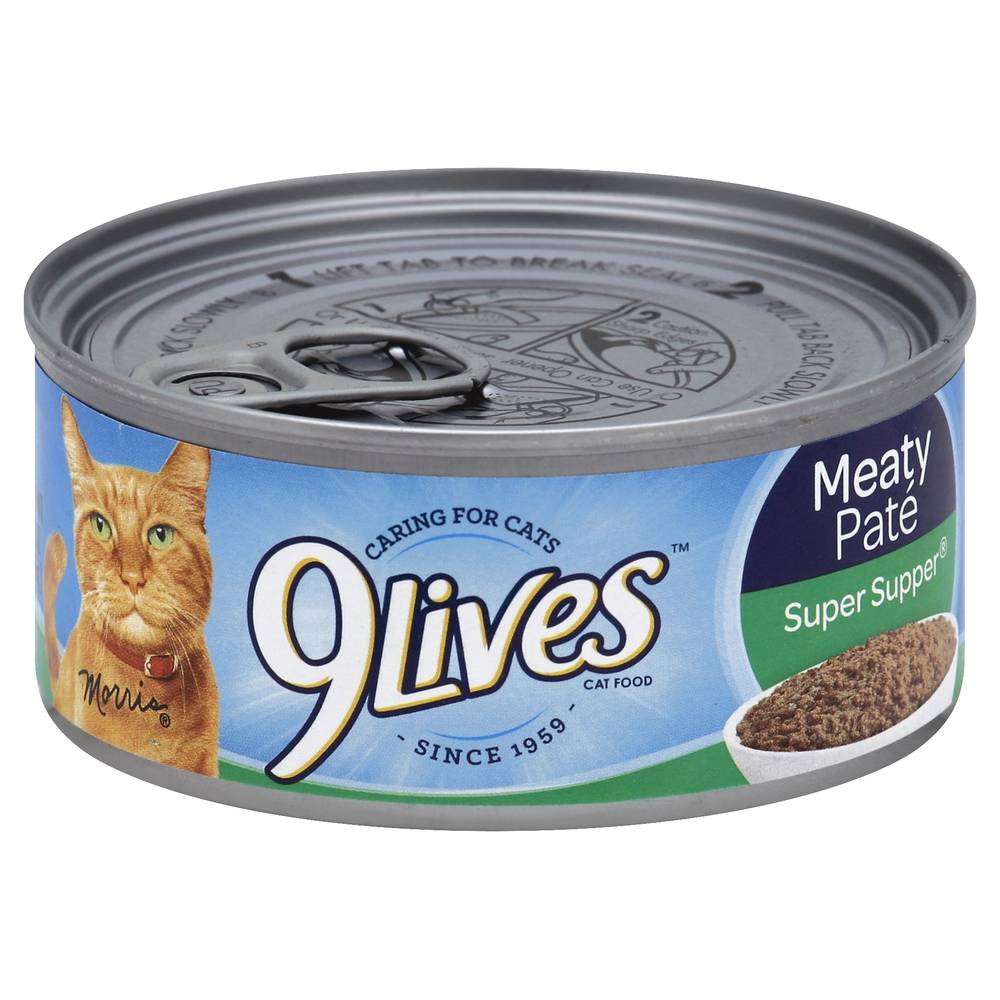 9Lives Super Supper Meaty Pate Cat Food (5.5 oz)