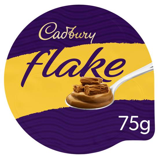 Cadbury Flake with a Cadbury Milk Chocolate Dessert 75g