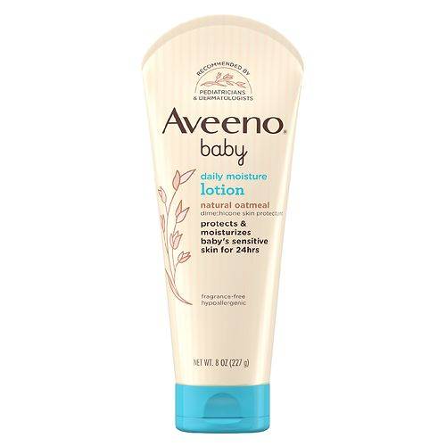 Aveeno Baby Lotion with Colloidal Oatmeal Fragrance-Free - 8.0 oz