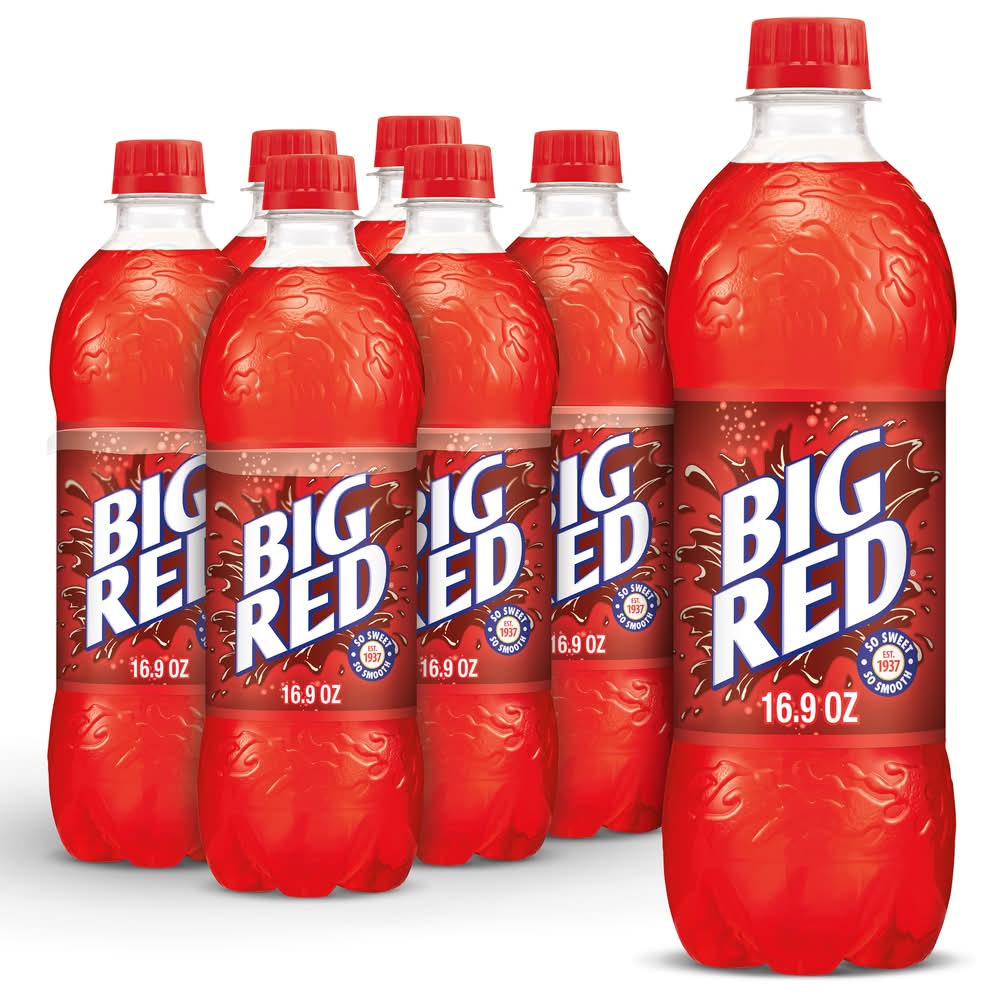 Big Red Red Soda (6 x 16.9 fl oz)