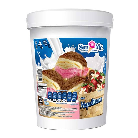 San my helado napolitano (bote 4.5 l)