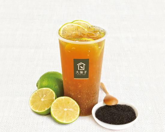 冬瓜檸檬脆纖果-大杯 Wintermelon Lemon with Basil Seeds-Large