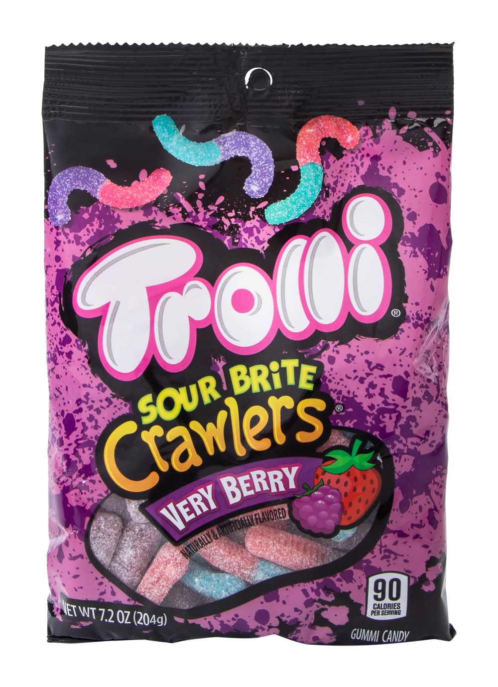 Trolli® Sour Brite Crawlers™ Very Berry Gummi Candy 7.2oz