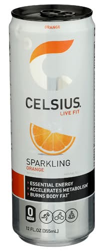 Celsius Orange Sparkling Energy Drink