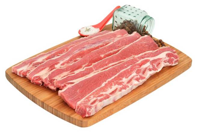 Heb supreme costilla simple con hueso de res congelada