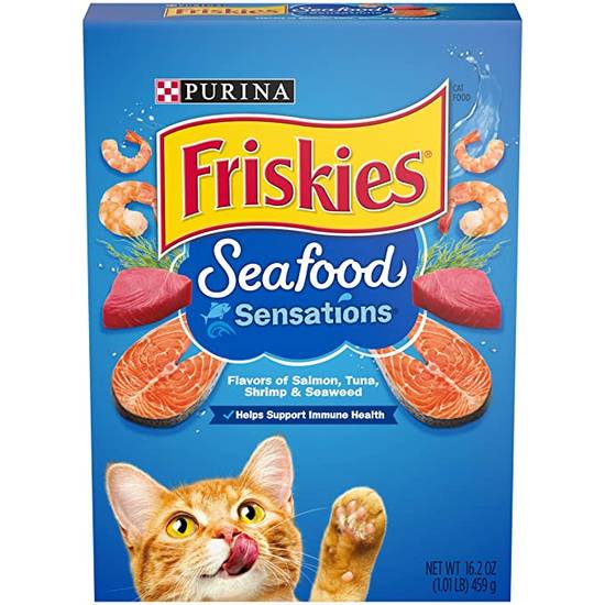 Purina Friskies Seafood Sensations Adult Dry Cat Food