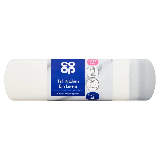 Co-op 30 Litre Tall Kitchen Bin Liners