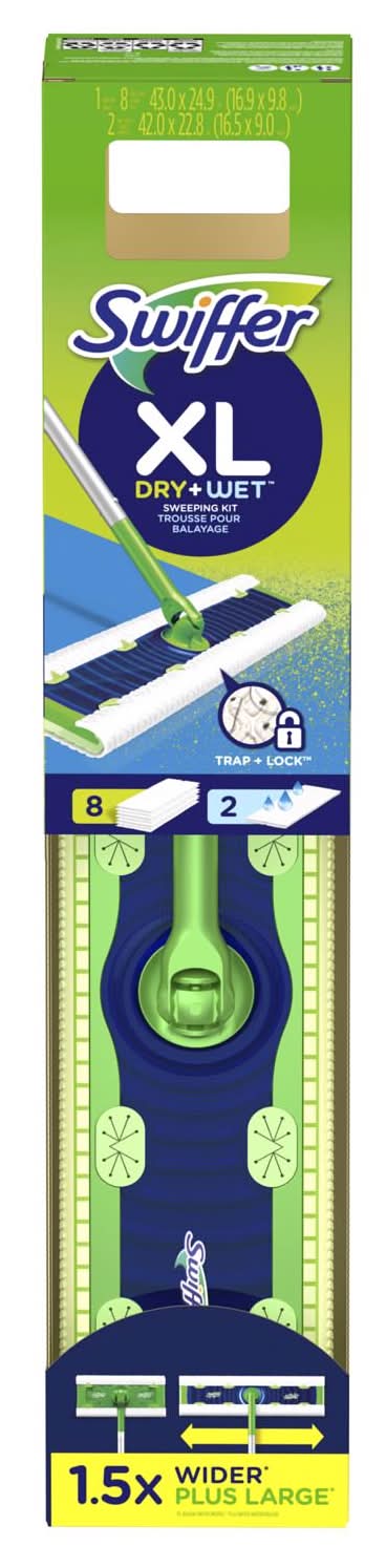 Swiffer Xl Sweeper 16.9 In. W Dry/Wet Mop Kit