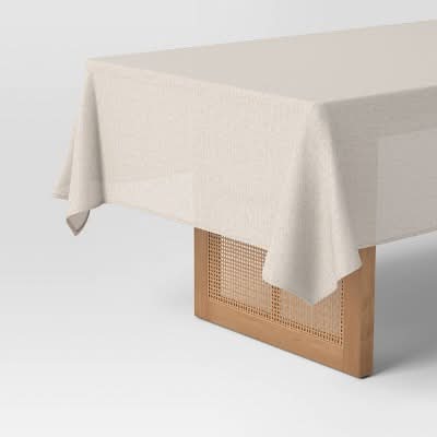 Threshold Linen Blend Tablecloth, 120x60 in, Cream