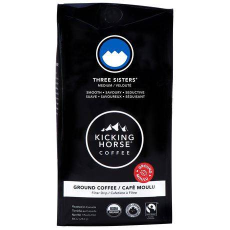 Kicking Horse Coffee Three Sisters Medium Roast Ground Coffee (284 g)