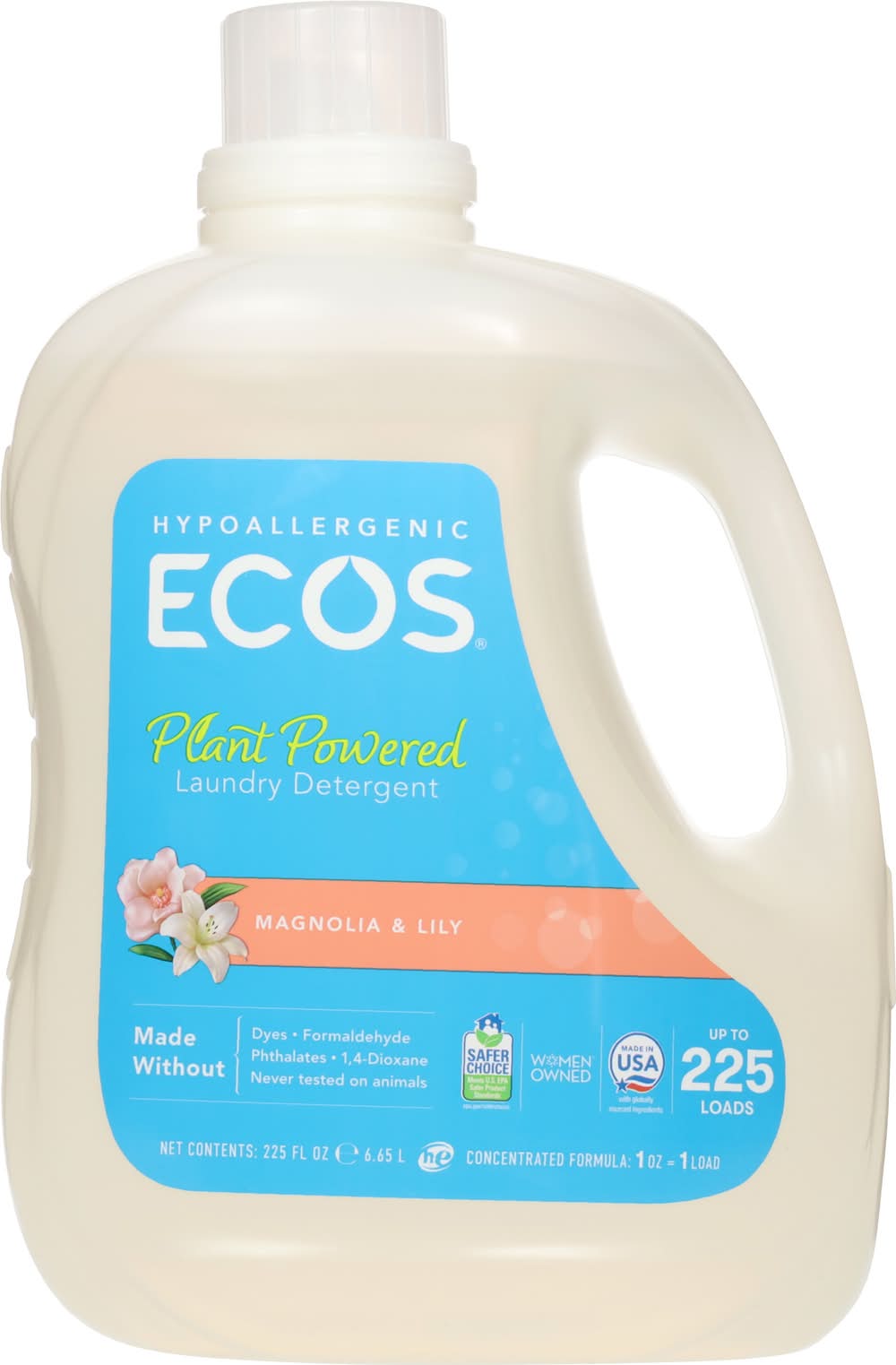ECOS Liquid Laundry Detergent, Magnolia-Lily (225 fl oz)