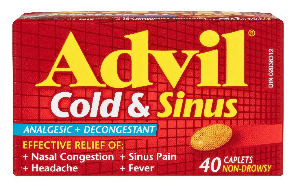 Advil Cold & Sinus Caplets (40 g)