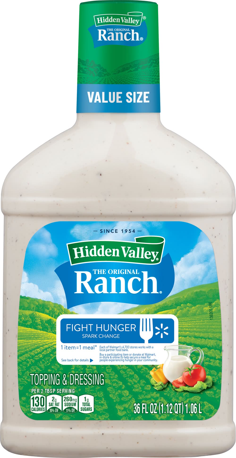 Hidden Valley Value Size Original Ranch Salad Dressing & Topping (36 fl oz)