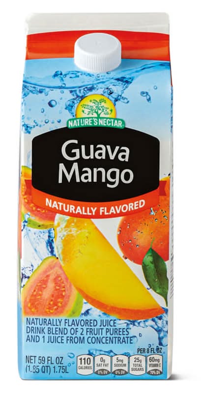 Nature's Nectar Naturally Fruit Juice Drink, Guava-Mango (59 fl oz)